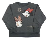 Antracitová mikina s Minnie a Daisy Primark