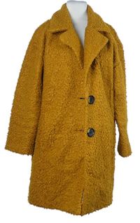 Dámský medový buklé kabát F&F