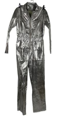 Dámská stříbrná koženková kombinéza Wild Honey