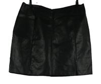 Dámská černá koženková sukně New Look 