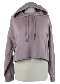 Dámska staroružová crop mikina s kapucňou Icyzone