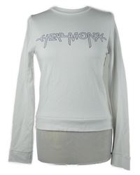 Dámská bílá mikina s logem Cheap Monday 