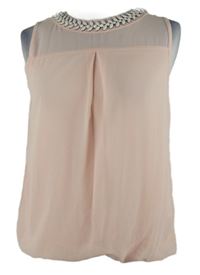 Dámská světlerůžová šifonová halenka Colloseum 