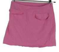 Dámska ružová ľanová sukňa H&M