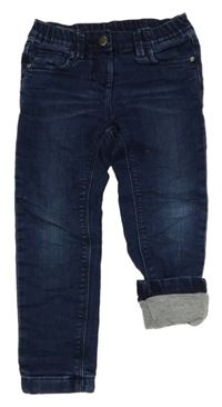 Tmavomodré podšité slim rifle C&A