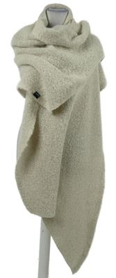 Dámský béžovo-šedý pléd 