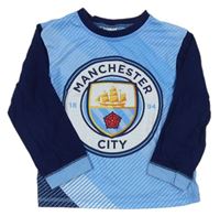 Světle-tmavomodré fotbalové pyžamové triko - Manchester city