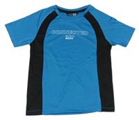 Modro-čierne športové tričko s nápisom zn. Pep&Co