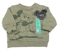 Khaki mikina s Mickeym Disney