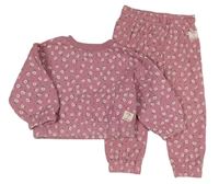 2set - Růžová květovaná tepláková souprava Primark