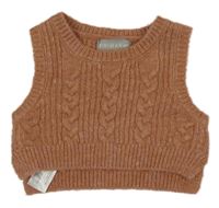 Broskvová pletená vesta Primark