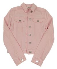 Svetloružová rifľová bunda George