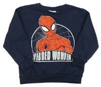 Tmavomodrá mikina so Spidermanem Marvel