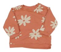 Korálová mikina s kvietkami H&M