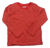 Čerené pruhované tričko Lupilu
