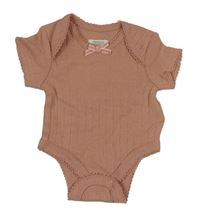 Staroružové rebrované body s dirkovaným vzorom zn. Mamas&Papas