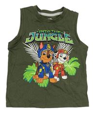 Khaki tílko s Paw Patrol Nickelodeon