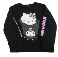 Čierna mikina s Kitty zn. Primark