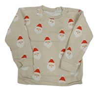 Béžová mikina so Santy Tu