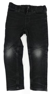 Čierne slim fit rifle H&M