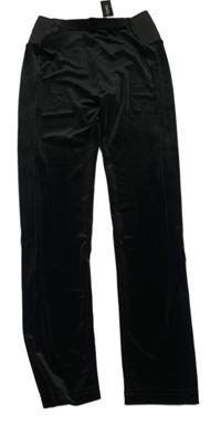 Nové - Černé sametové legíny St. Bernard 