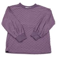 Fialové triko s puntíky H&M
