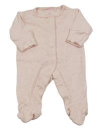 Svetloružový overal Next