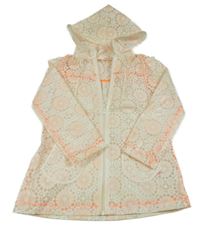 Průhledná nepromokavá pláštěnka s kvetmi a kapucňou Billieblush