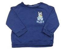 Tmavomodrá mikina Bluey Dunnes
