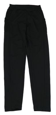 Čierne športové legíny Shein