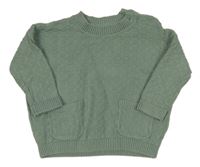 Svetlozelený vzorovaný sveter Next