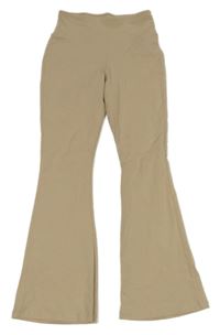 Béžové flare legíny Primark