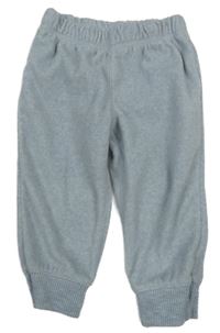 Sivé fleecové nohavice