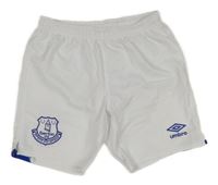 Bílé šusťákové fotbalové kraťasy s erbem - Everton FC Umbro 
