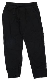 Černé cuff tepláky 