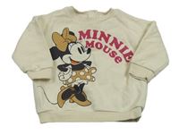 Smotanová oversize mikina s Minnie M&S