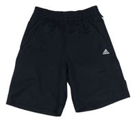 Tmavomodré športové kraťasy Adidas
