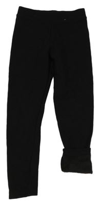 Čierne teplákové zateplené legíny zn. PRIMARK