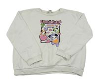 Smetanová mikina s potiskem LC WaIKIKI