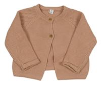 Pudrový propínací svetr M&S