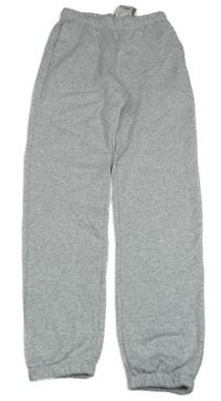 Nové - šedé melírované teplé tepláky H&M