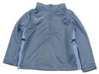Šedomodro-ssvětlemodrá thermo mikina s logem Nike