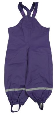 Purpurové nepromokavé laclové podšité kalhoty TCM