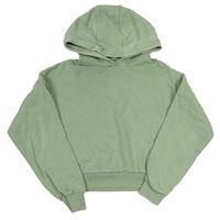 Zelená crop mikina s kapucňou F&F