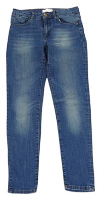 Modré skinny rifle Zara
