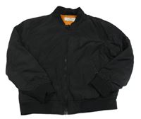 Černý šusťákový zateplený bomber zn. H&M