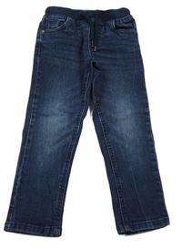 Tmavomodré rifle s úpletovým pasem Bluezoo