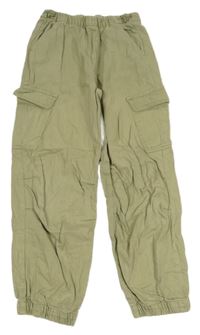 Světlezelené cargo cuff rifle Dunnes