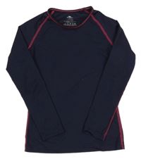 Tmavomodré spodné funkčné tričko Crane