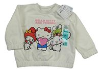 Nové - Smotanová mikina s Hello Kitty a přáteli Primark